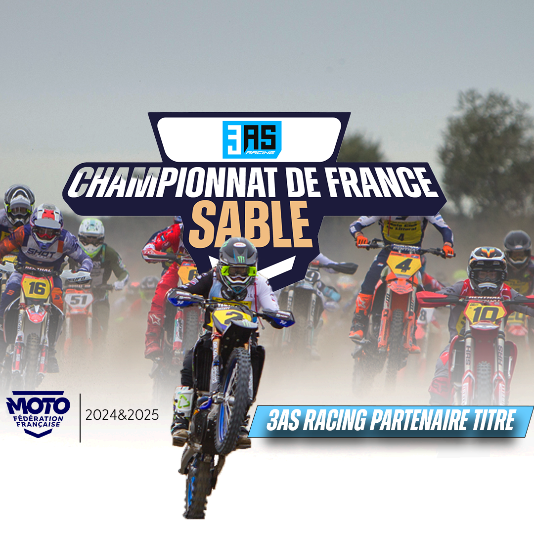 3AS Racing est partenaire titre du Championnat de France des Sables 2024/2025