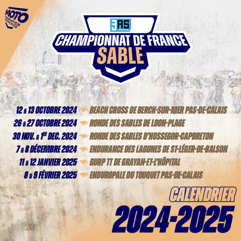 Championnat De France Des Sables 2024 2025